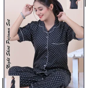 Night Sleepwear 13 E-Daraz Pro Sales Sleep Inn Nighty Pajama Set - 2-Piece Cotton Jersey Nightwear